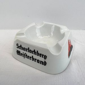 Vintage Jimenau Henneberg Germany Scharlachberg Meifterbrand Porcelain Ashtray